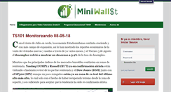Desktop Screenshot of miniwallst.com