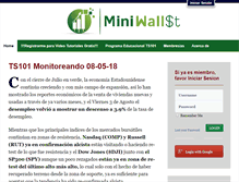 Tablet Screenshot of miniwallst.com